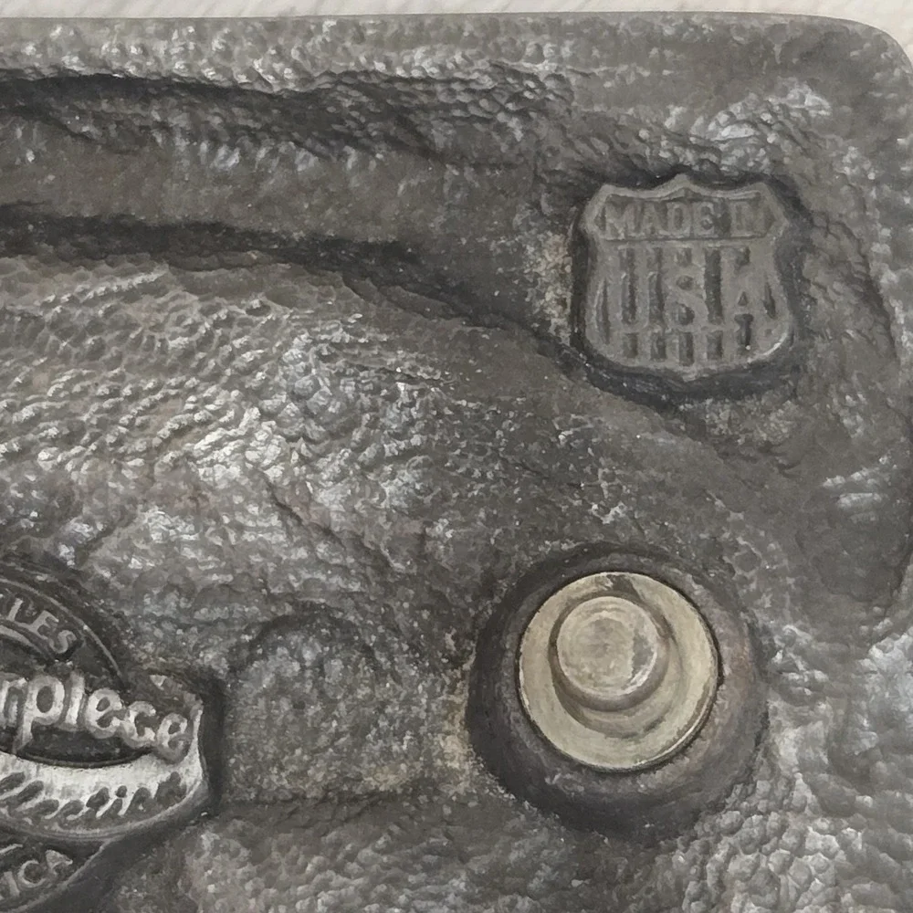 Buckles of America US Navy Pewter Belt Buckle Masterpiece Collection VINTAGE
